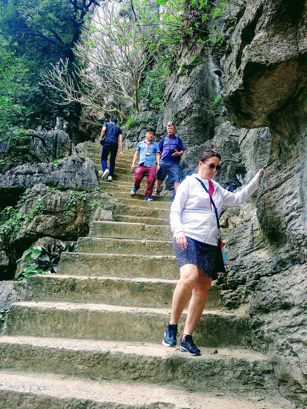 hiking in Ninh Binh